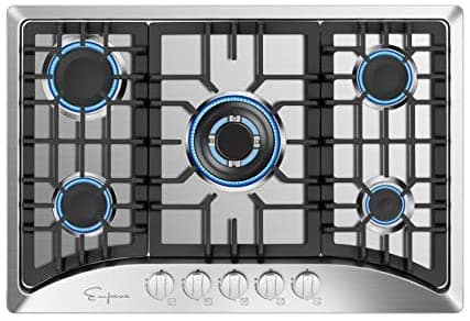 Empava Stainless Steel 30 inch gas cooktop EMPV-Silver -min