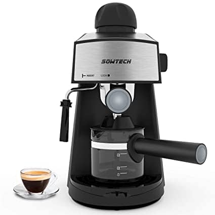 Espresso Machine 3.5 Bar 4 Cup Espresso Maker Cappuccino Makers