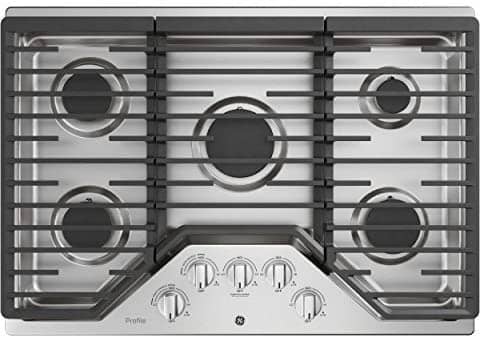 GE 30 Inch Gas Cooktop Stainless Steel JGP5030SLSS-min
