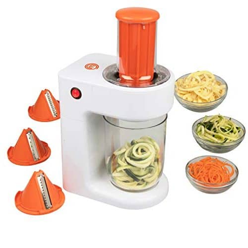 MasterChef Electric Spiralizer- 3-in-1 Vegetable Noodle Pasta Maker