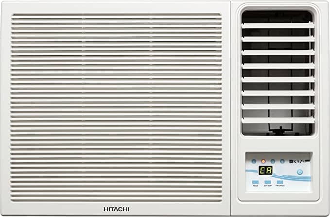 Hitachi 1 Ton 5 Star Window Air Conditioner (RAW511KUD Kaze Plus White)